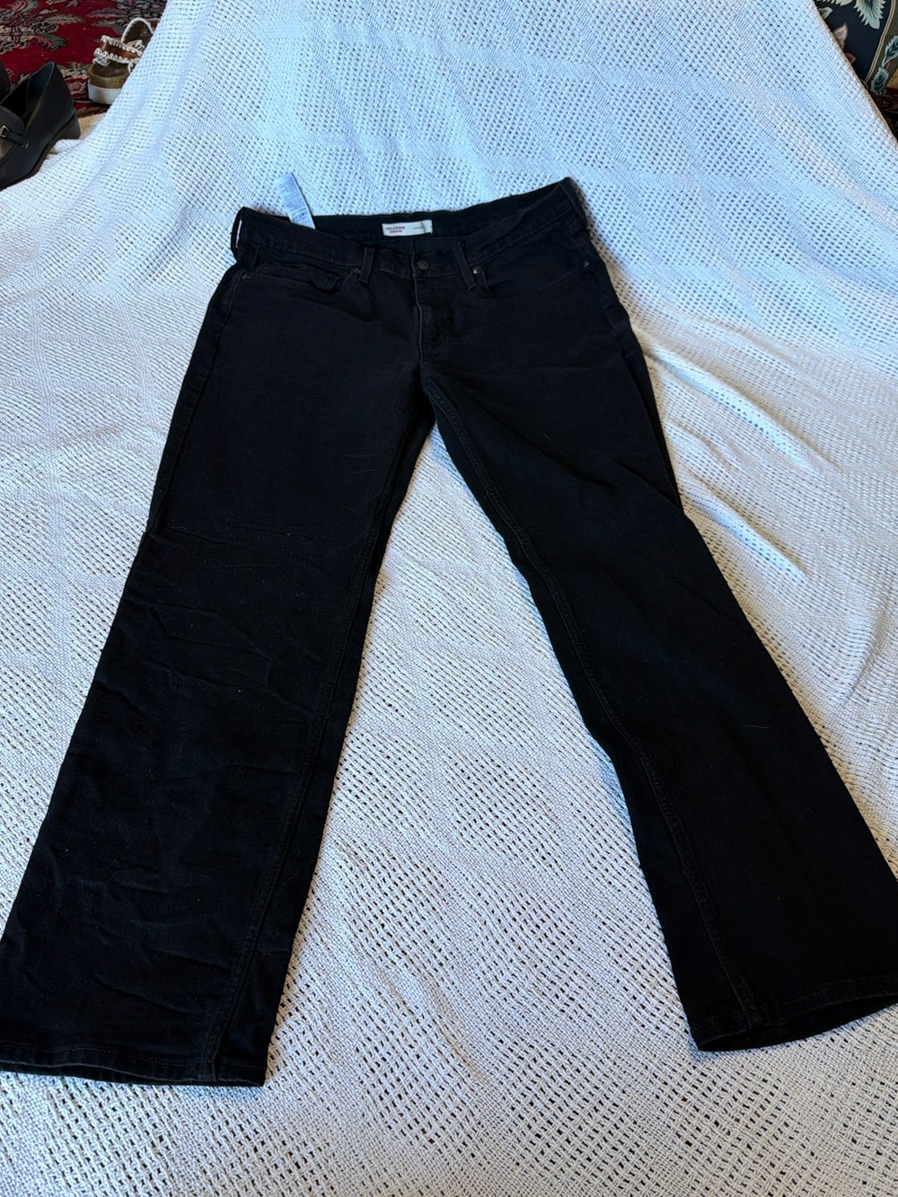 Signature by Levi Strauss Black Wide Leg Jeans